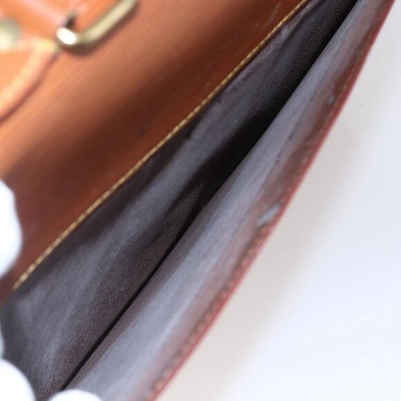 LOUIS VUITTON Epi Serviette Conseiller Zipangu Gold M54428 LV Auth 151087 - Picture 11 of 16